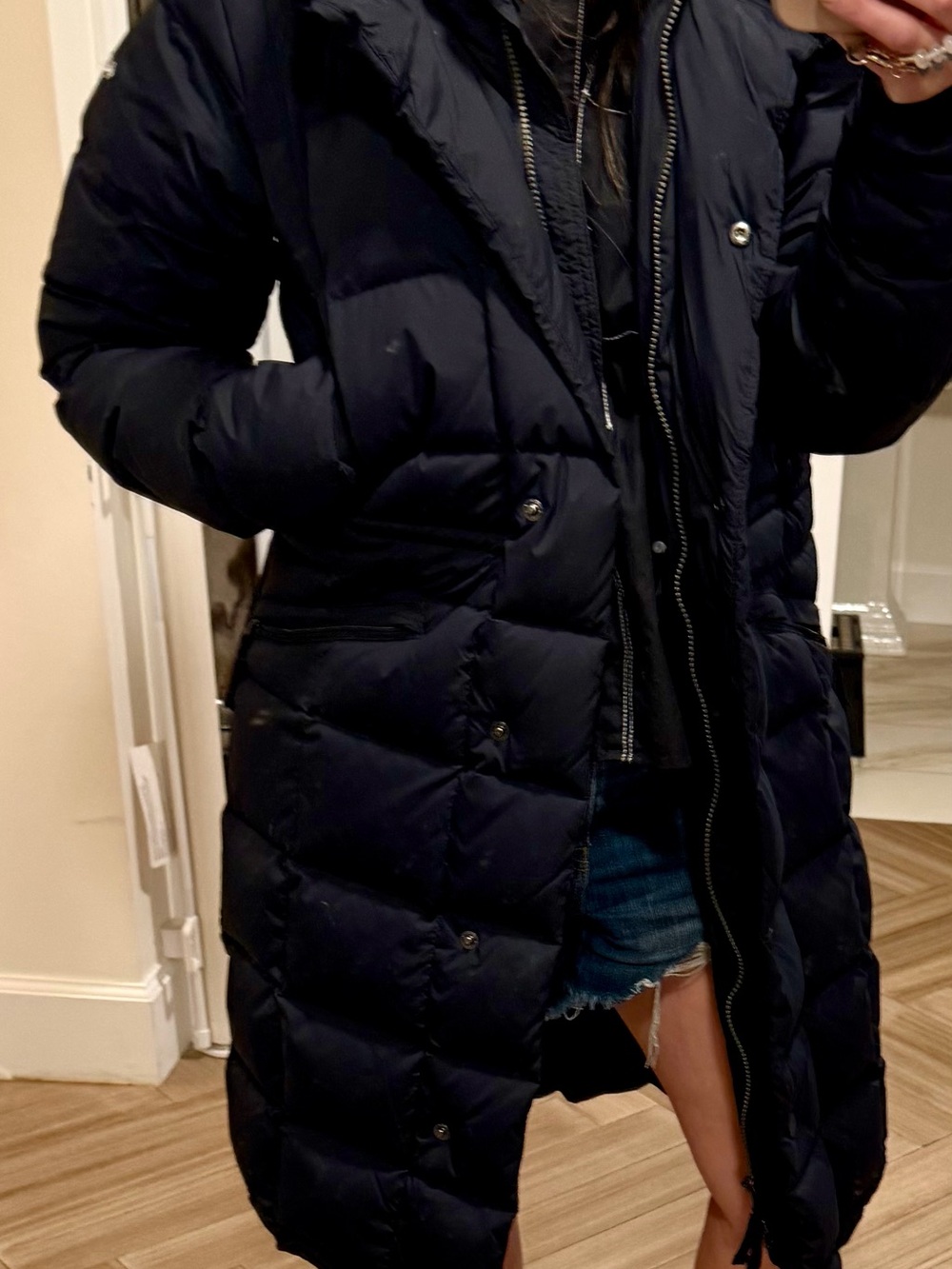 Columbia Women's Black Long Puffer Coat